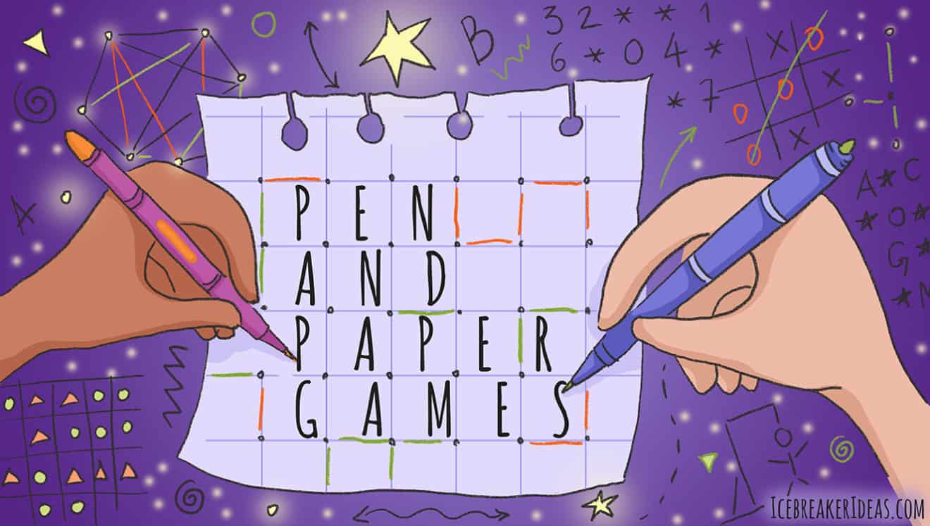 16 Best Pen and Paper Games for One, Two or Small Groups